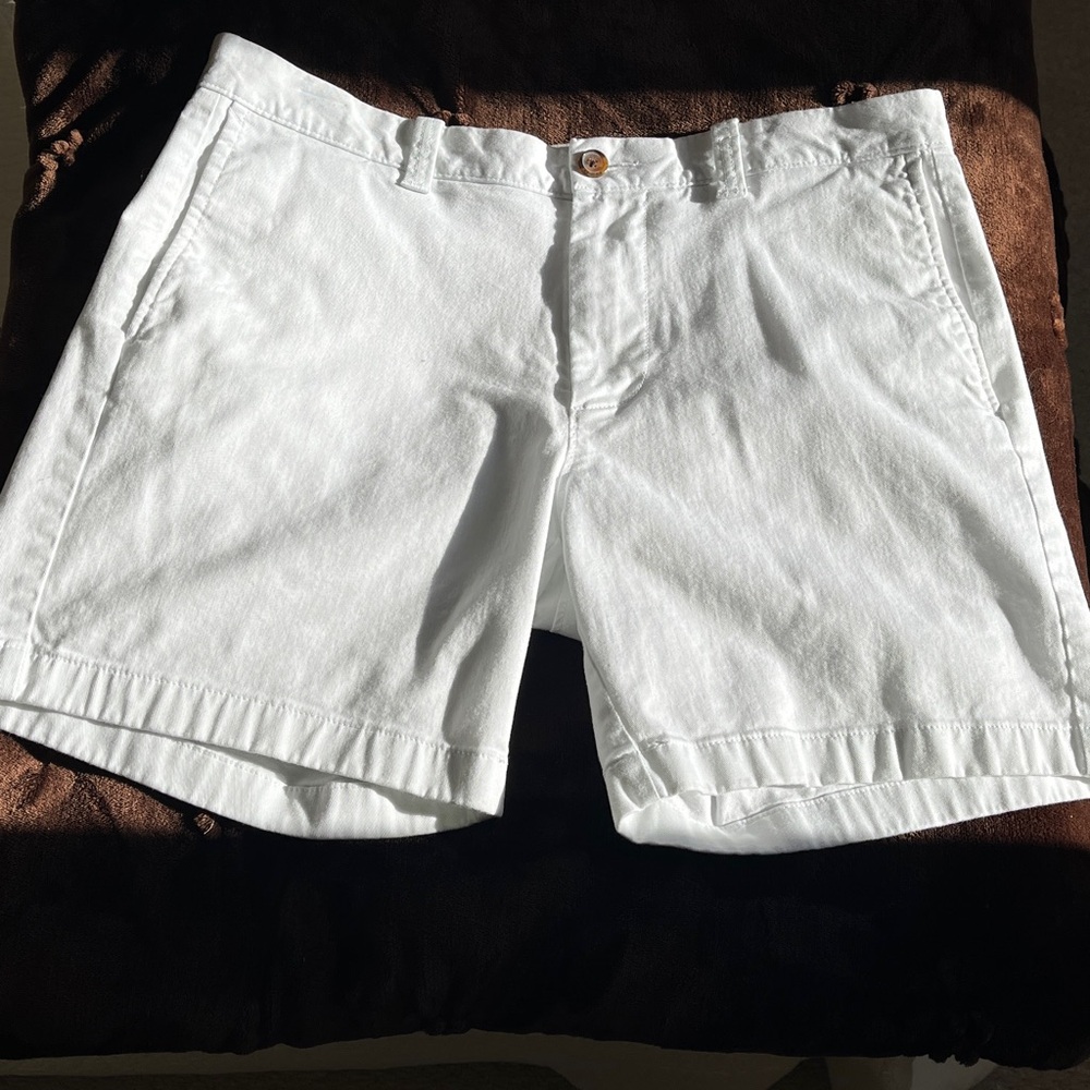 J. Crew 7” Inseam Shorts 34 Women’s White Preppy Casual